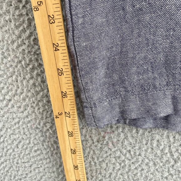 Old Navy Pants Large Gray Linen Blend Pull On Pocket Wide Leg Everyday Ankle NWT - Picture 11 of 13